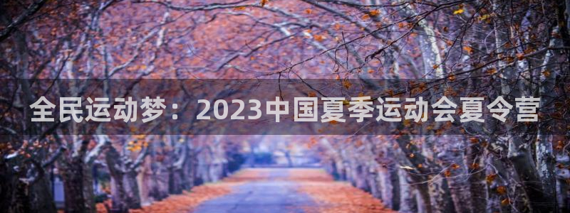 JJB竞技宝官网下载平台是正规平台吗：全民运动梦：2023中